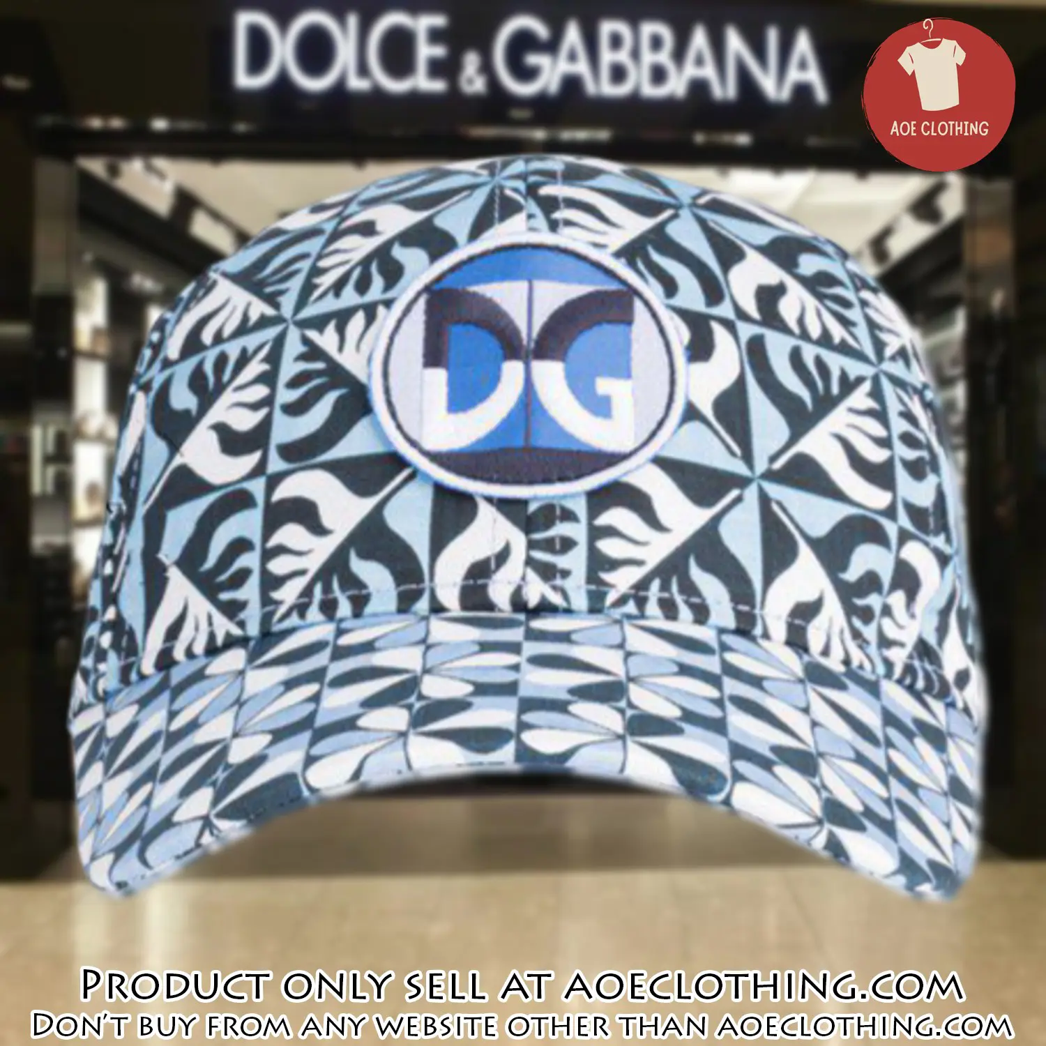 Dolce & gabbana luxury cap print 3d trending cap ctc1088 aoe1012958